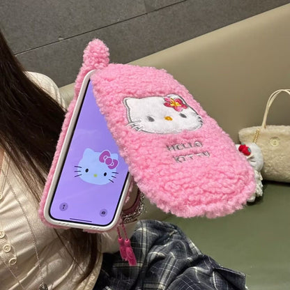 HelloKitty Y2K Pink Fluffy Phone Case