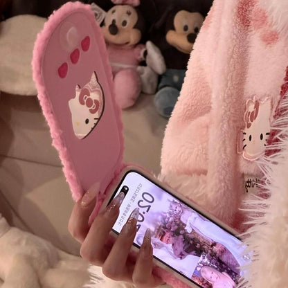 HelloKitty Y2K Pink Fluffy Phone Case GoodChoyice HelloKitty Y2K Pink Fluffy Phone Case GoodChoyice