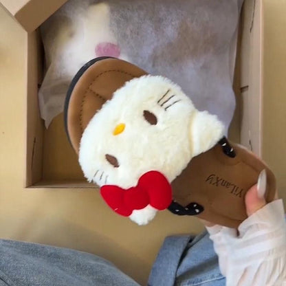 Hellokitty Plushie Flip Flops