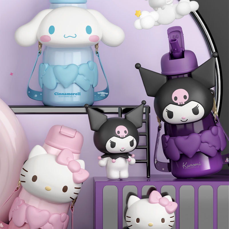 Sanrio-Cartoon-Wasserflasche (650 ml)