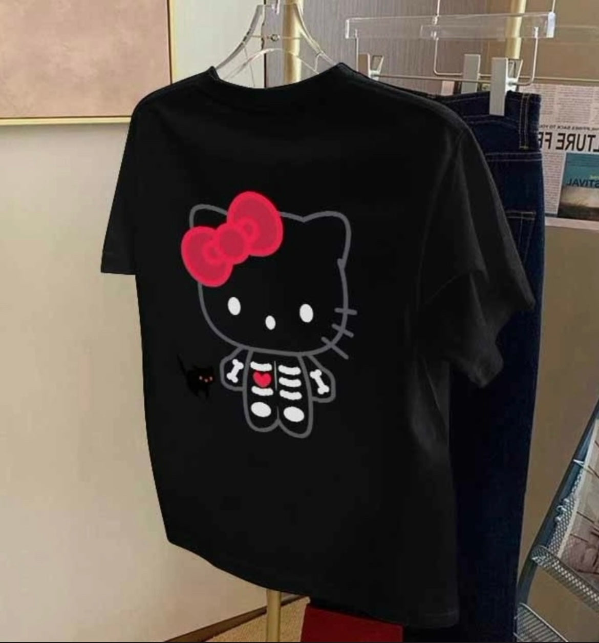 Hello Kitty Skeleton Shirt