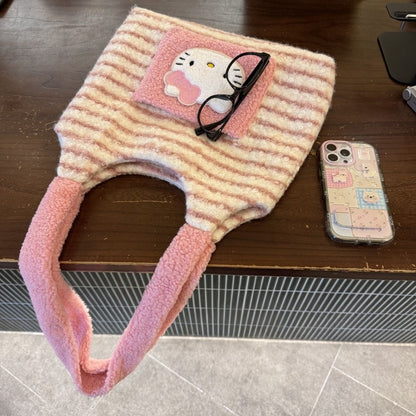 Hello Kitty Furry Tote Bag