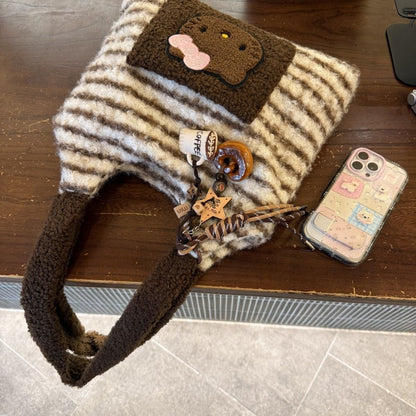 Hello Kitty Furry Tote Bag