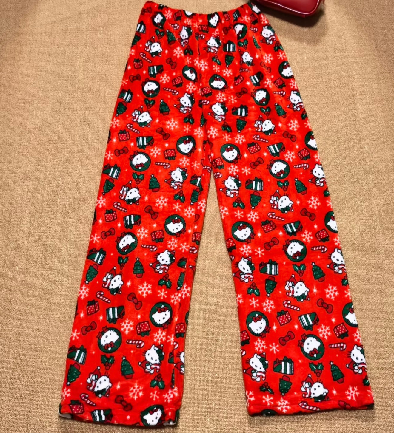 Hello Kitty Xmas Fluffy Pants