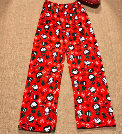 Hello Kitty Xmas Fluffy Pants