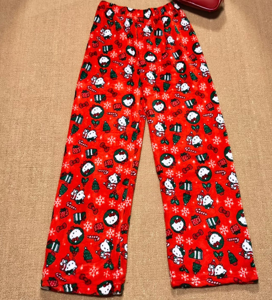 Hello Kitty Xmas Fluffy Pants