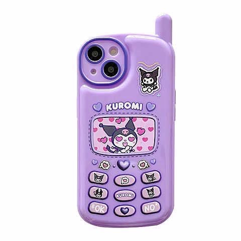 BlingKiyo Purple Kuromi Phone Case