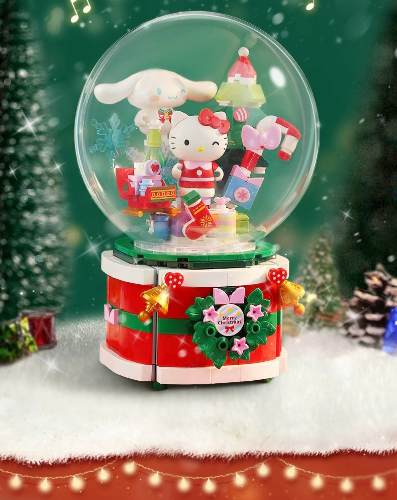 Sanrio Christmas Wish Music Box Building Set
