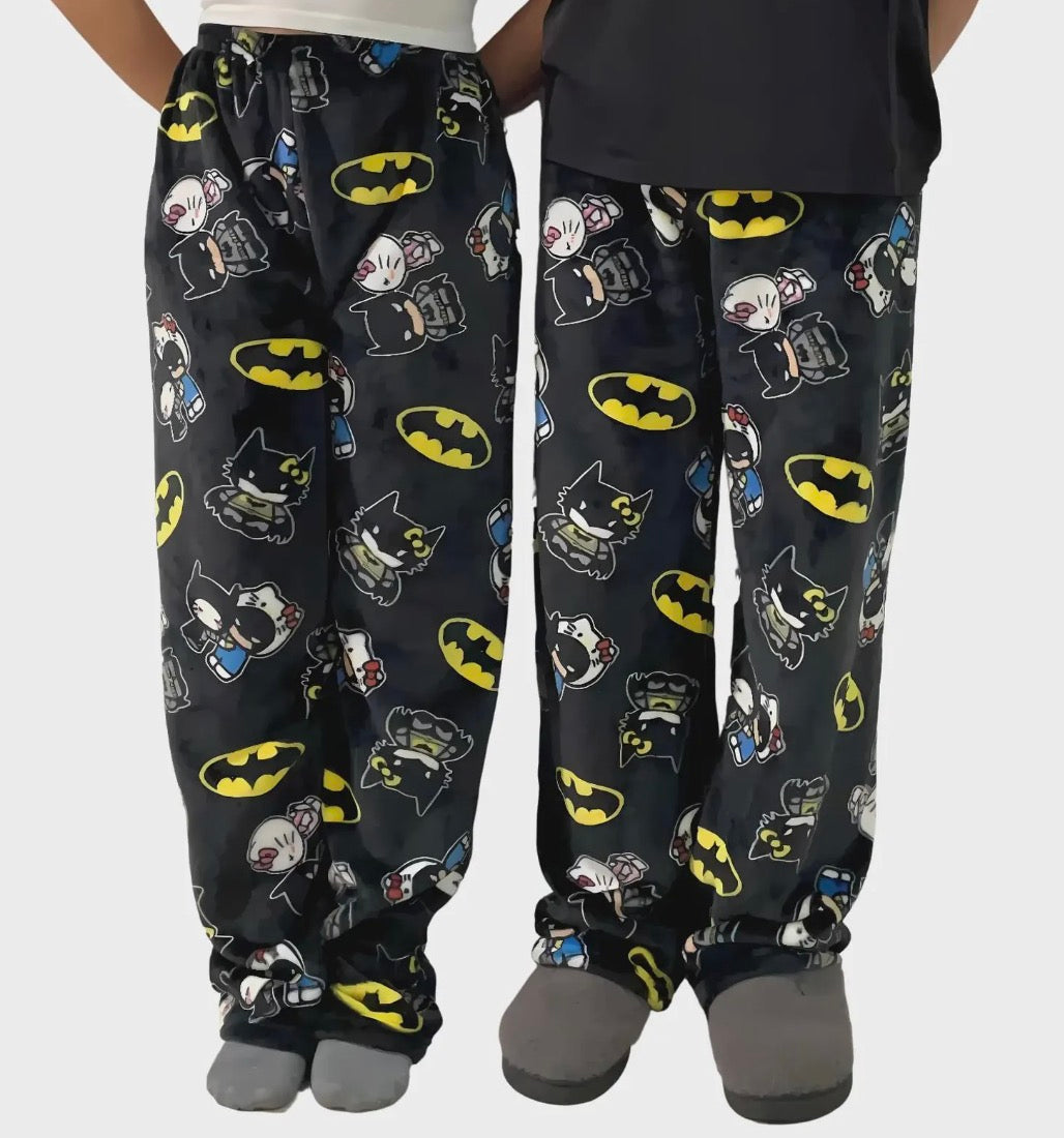 Hello Kitty Batman Fluffy Pants