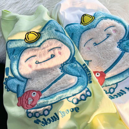 Snorlax Fluffy Shirt