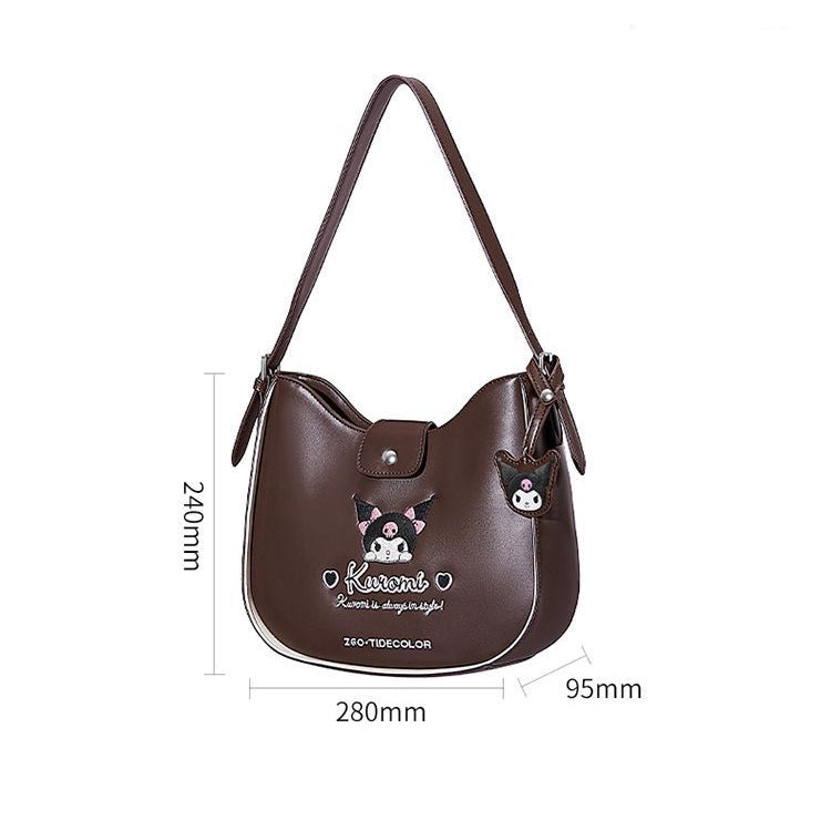 Women's Bag Cat Ladies Handbag Leather Shoulder Bag Retro 