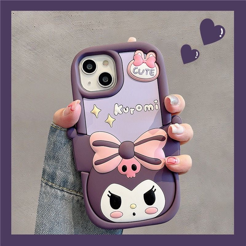Kuromi Bow Bow Phone Case