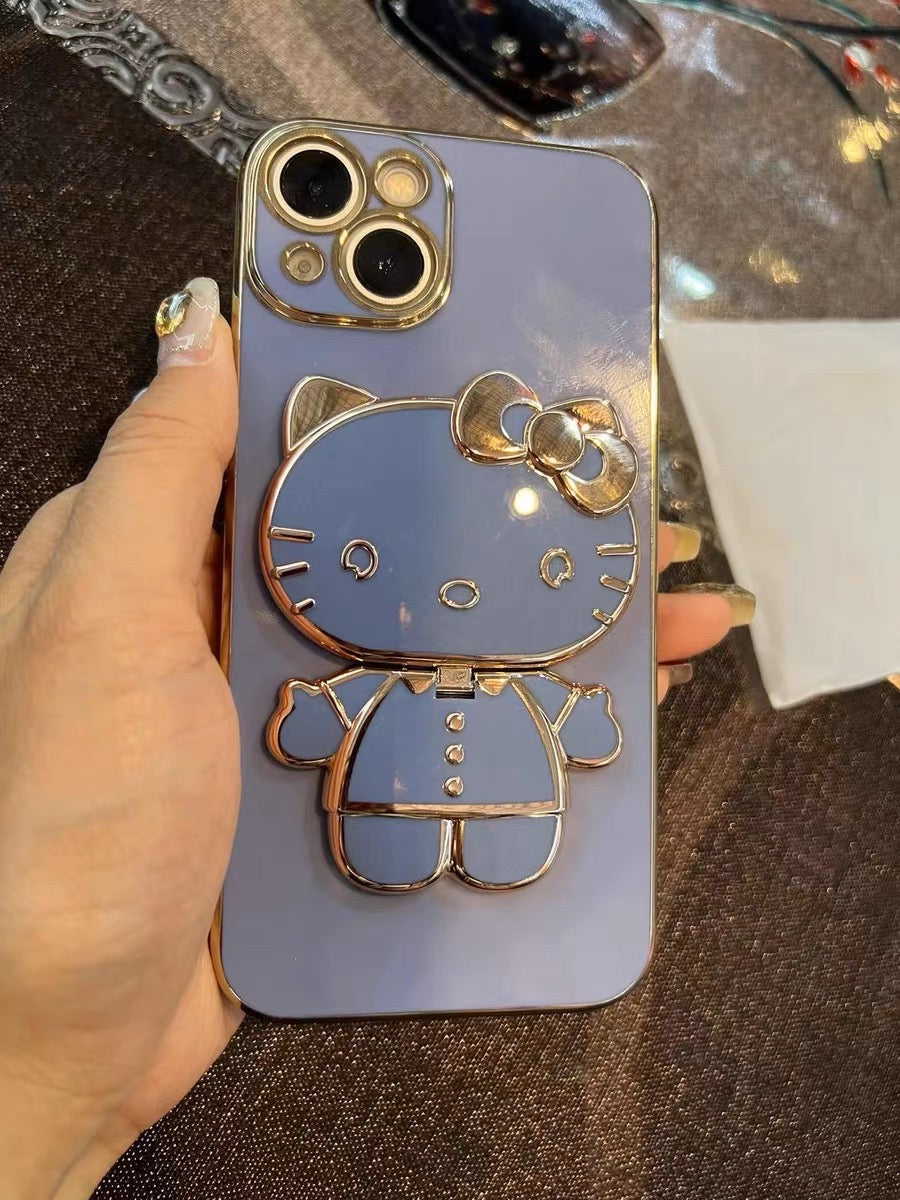 HelloKitty Foldable Mirror Stand Phone Case