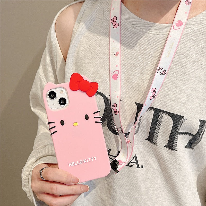 HelloKitty Handyhülle mit Schlüsselband