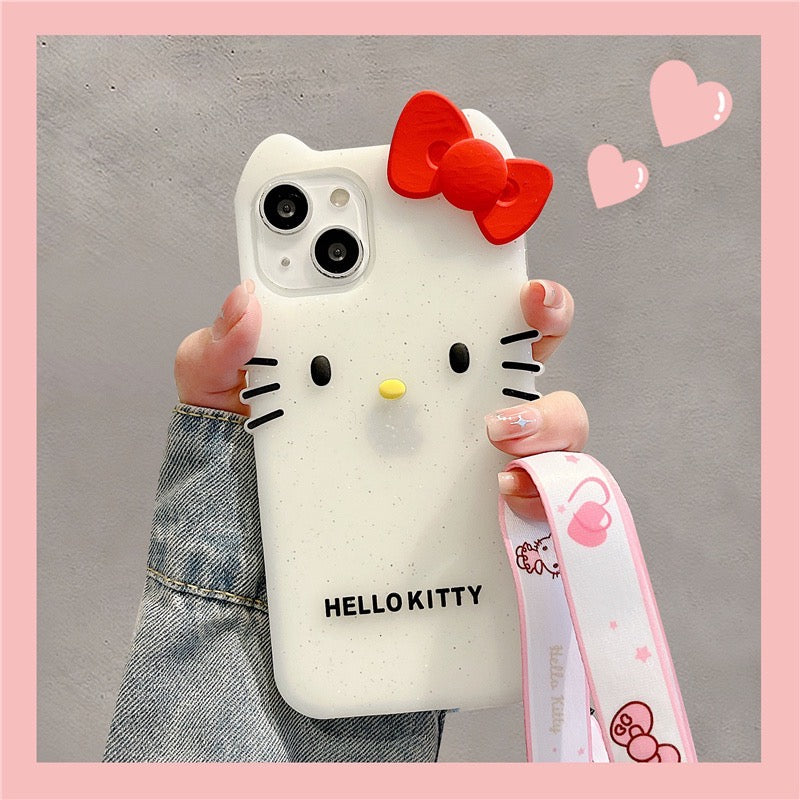 HelloKitty Handyhülle mit Schlüsselband