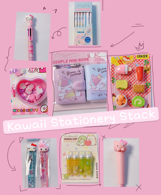 15PCS Kawaii Stationery Pack