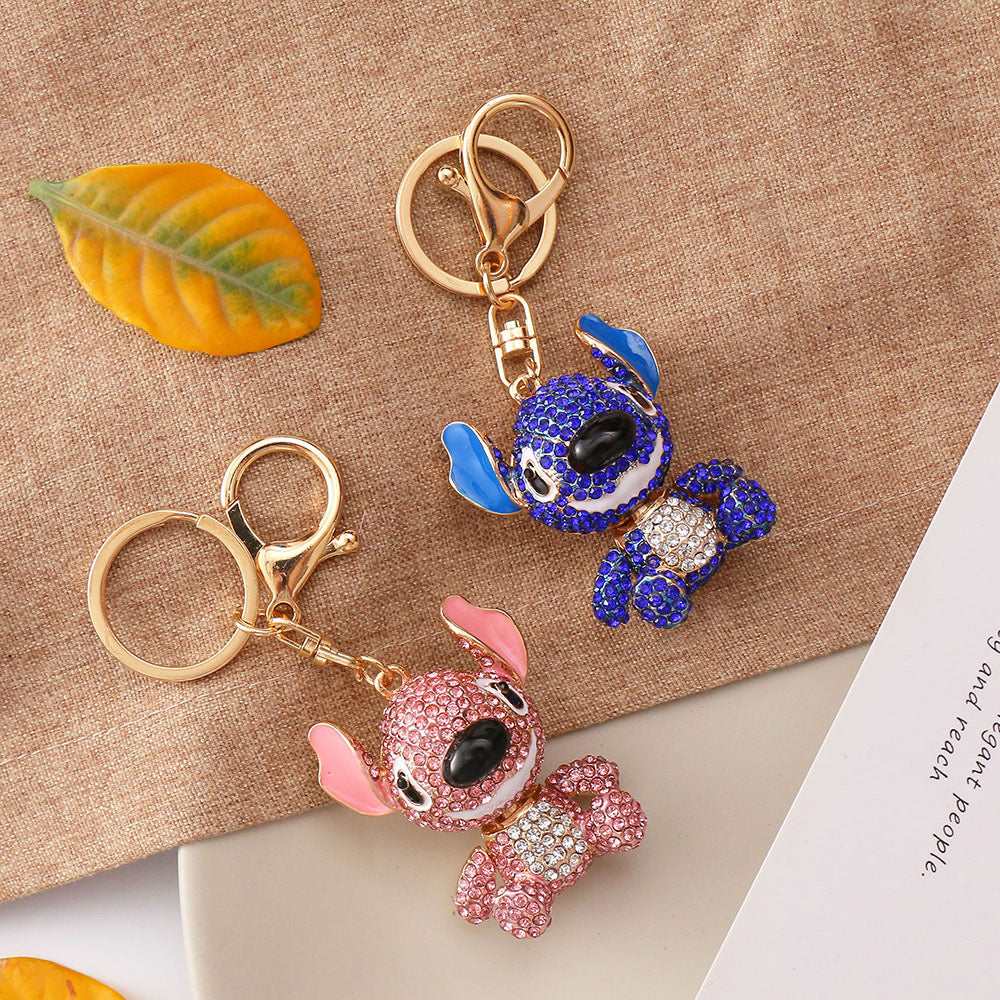 Stitch Strass Schlüsselanhänger (100% handgefertigt)