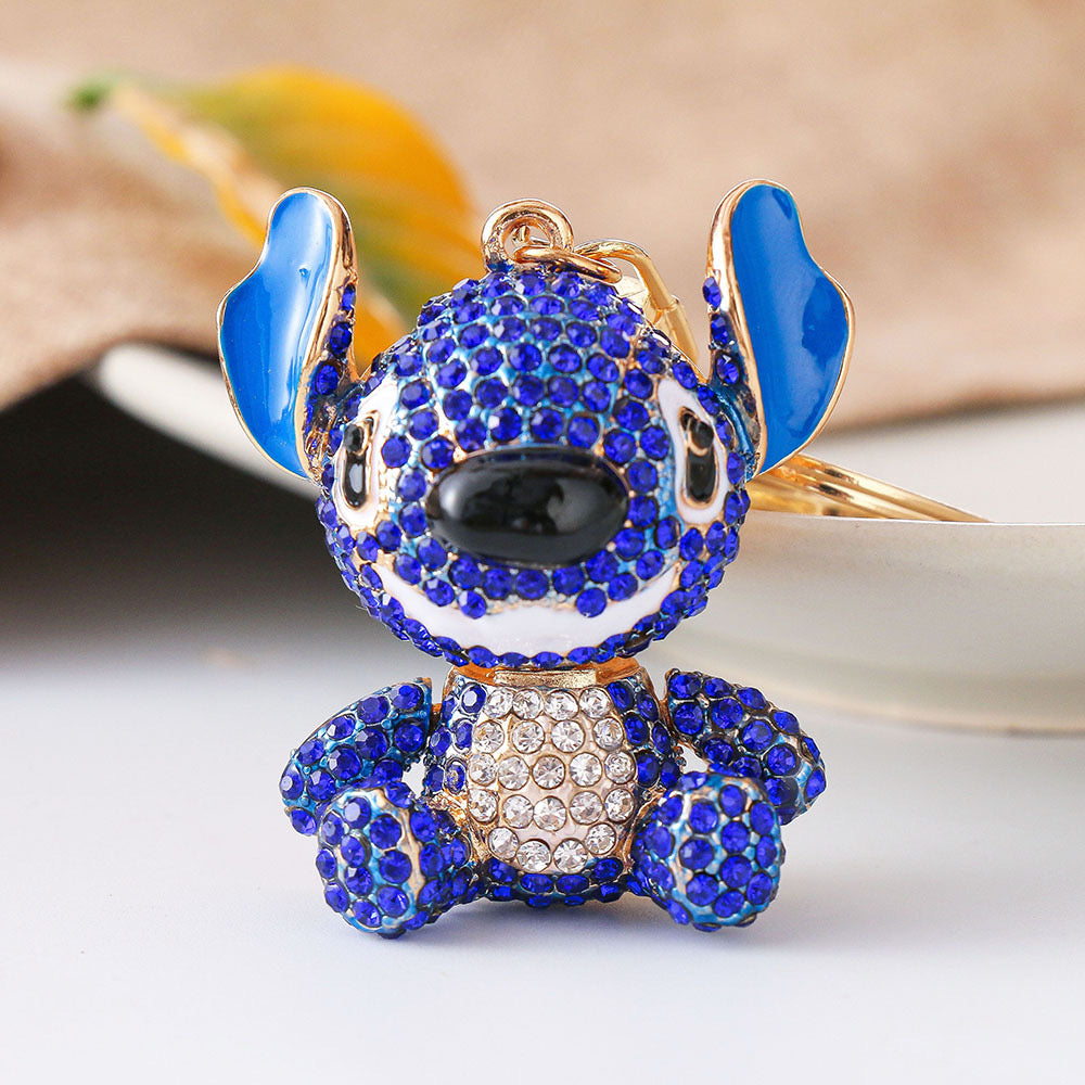 Stitch Strass Schlüsselanhänger (100% handgefertigt)