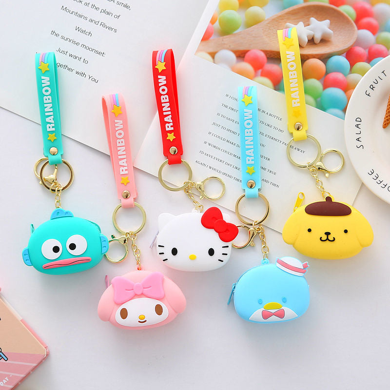 Sanrio Zipper Pouch Keychain