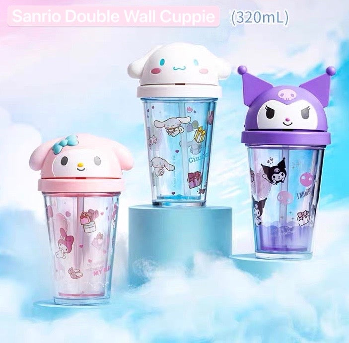 Sanrio Double Wall Straw Cup