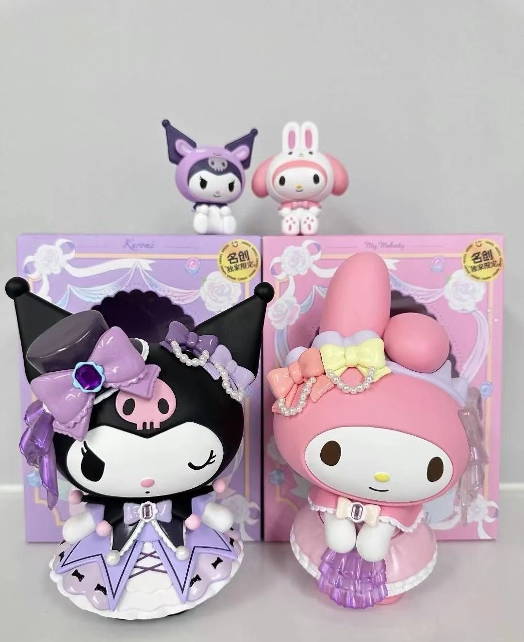 Sanrio x Miniso My Melody Kuromi Rose Party Large Figurines
