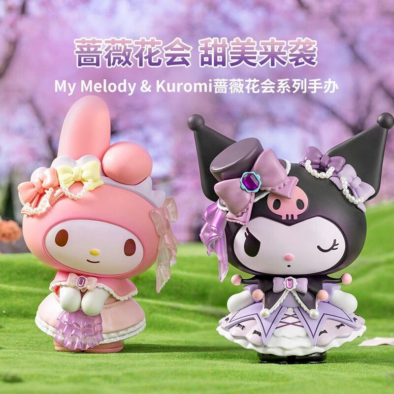 Sanrio x Miniso My Melody Kuromi Rose Party Große Figuren